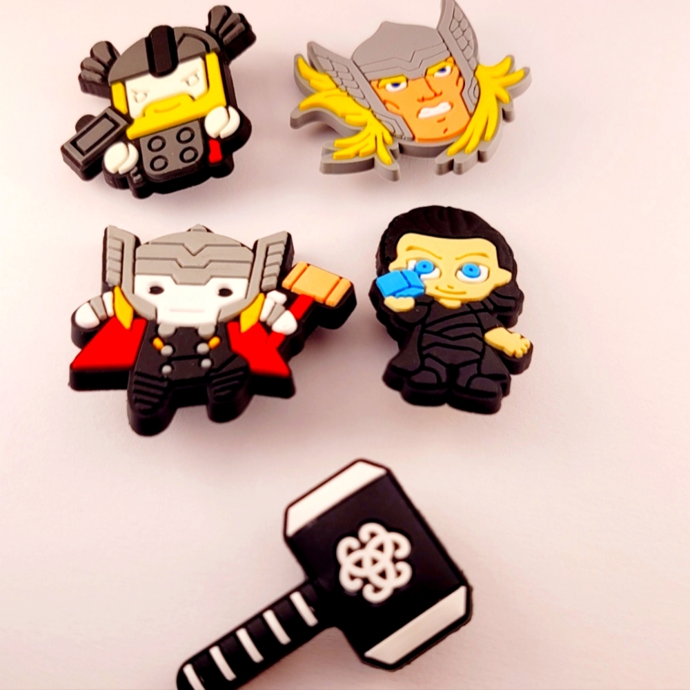 Marvel Thor Crocs Jibbitz Bundle